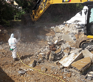 Chantier désamiantage