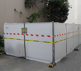 Protection chantier de décontamination